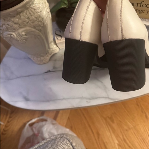 Wonders Black and white Leather Block Heel Shoes - Picture 6 of 12